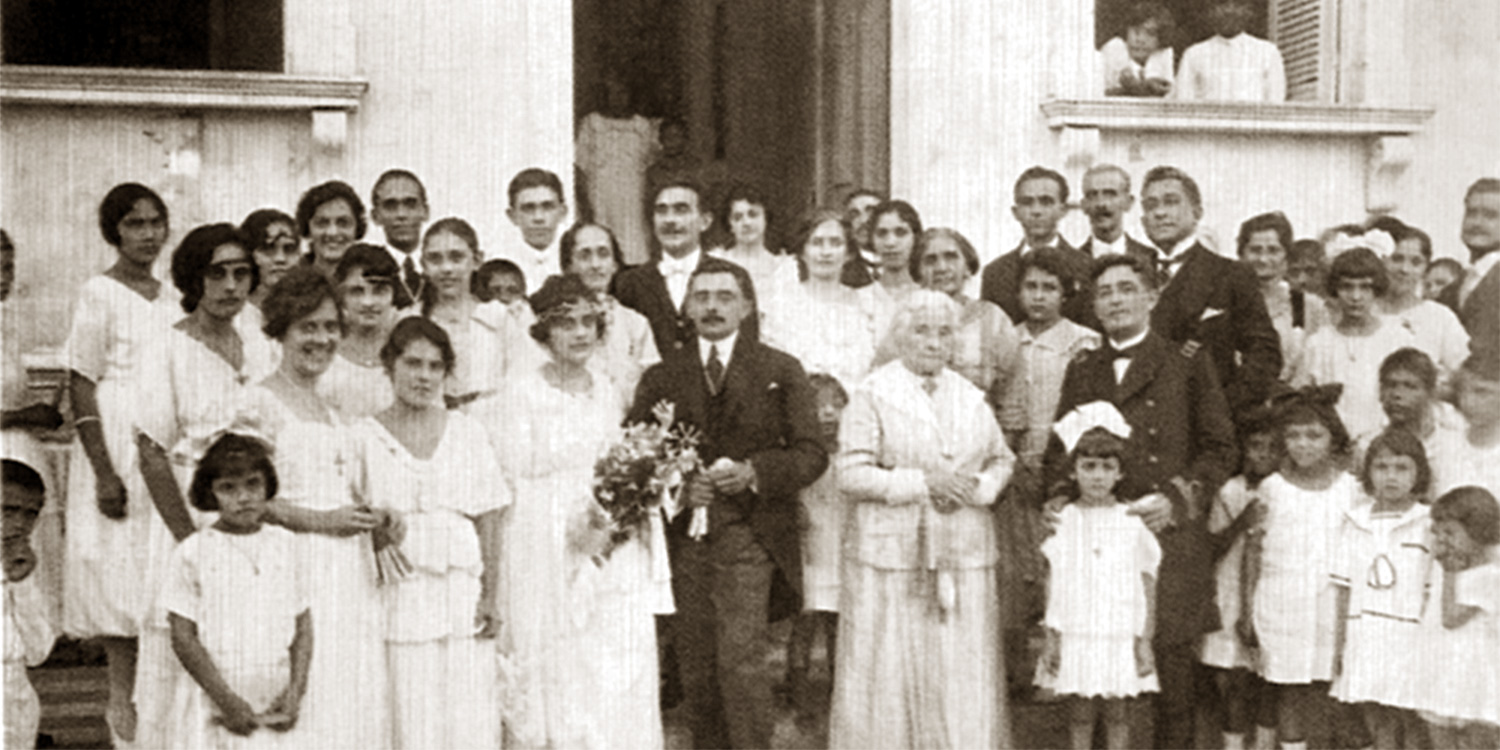 Francisco e Maria de Lourdes casam, 1920